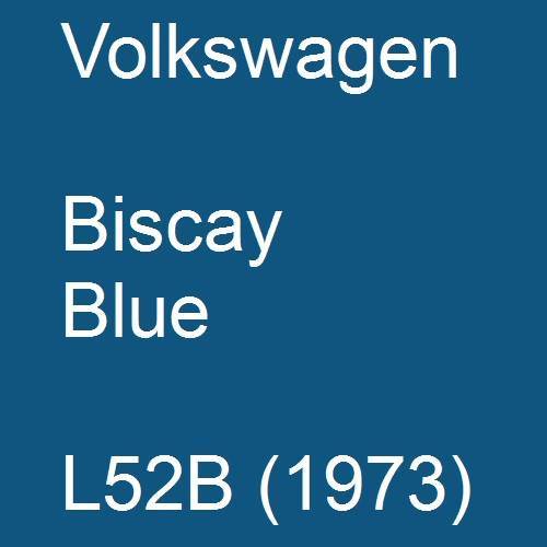 Volkswagen, Biscay Blue, L52B (1973).